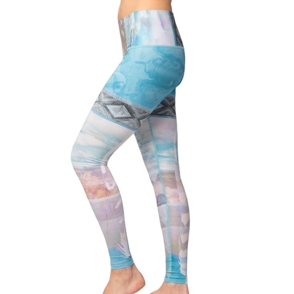 Teeki Tarot Magick Hot Pant Feather Leggings XS - Picture 7 of 15